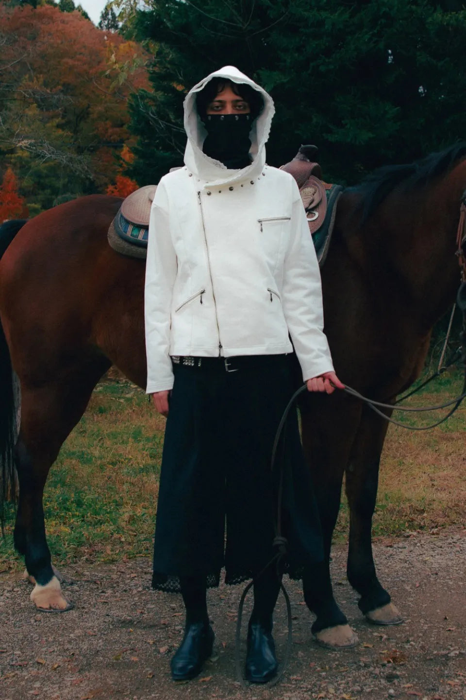 Double Belt Studs Shorts