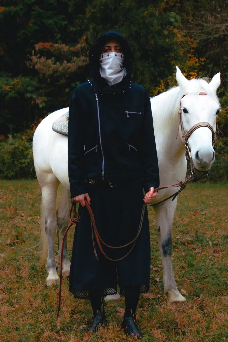 Double Belt Studs Shorts