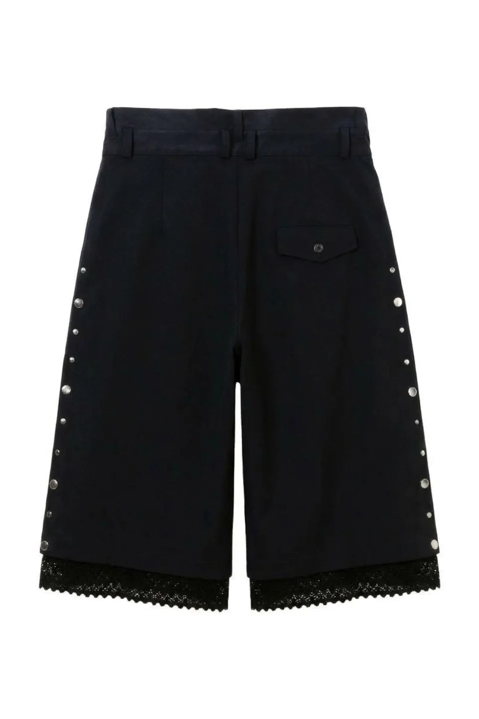 Double Belt Studs Shorts