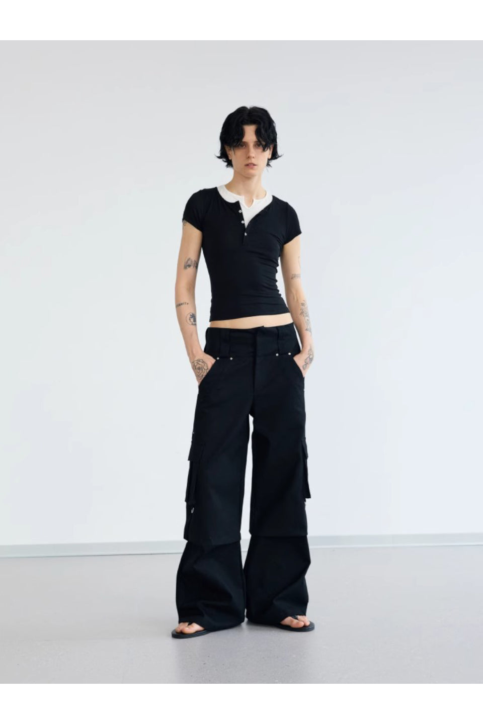 Double Belted Vintage Cargo Pants