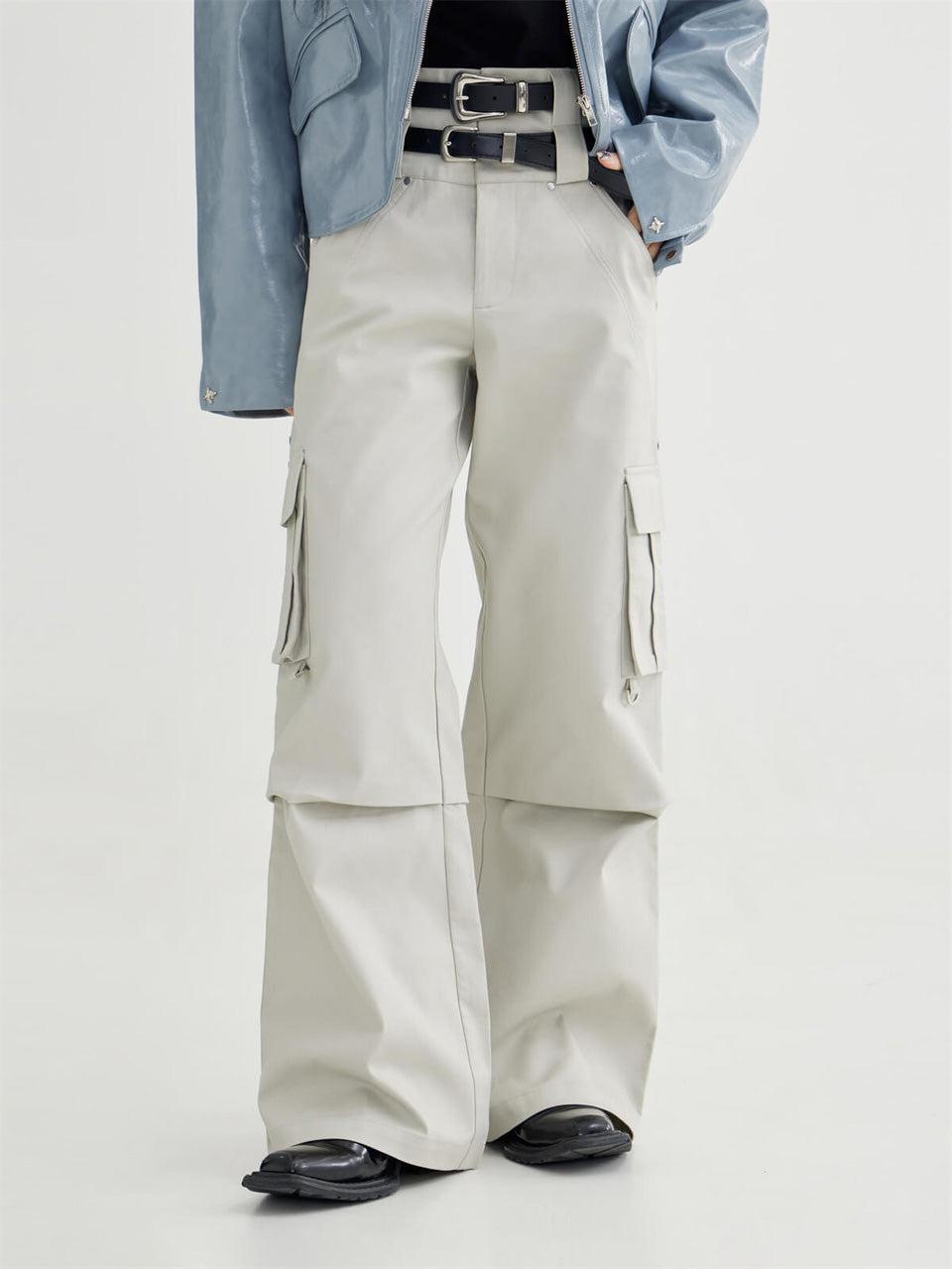 Double Belted Vintage Cargo Pants