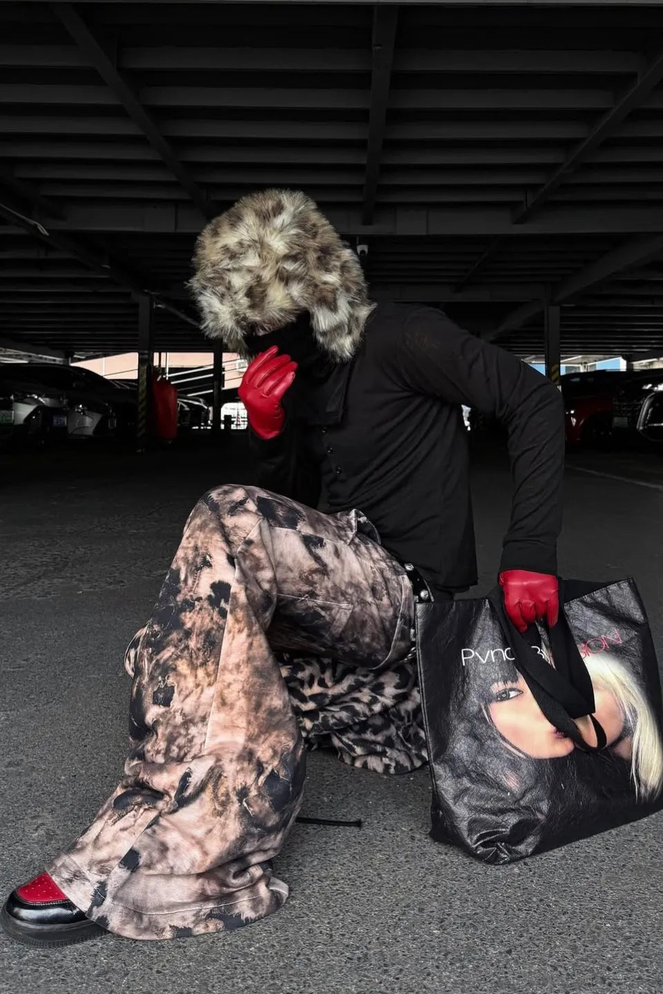 Double Collar Cross Webbing Tee