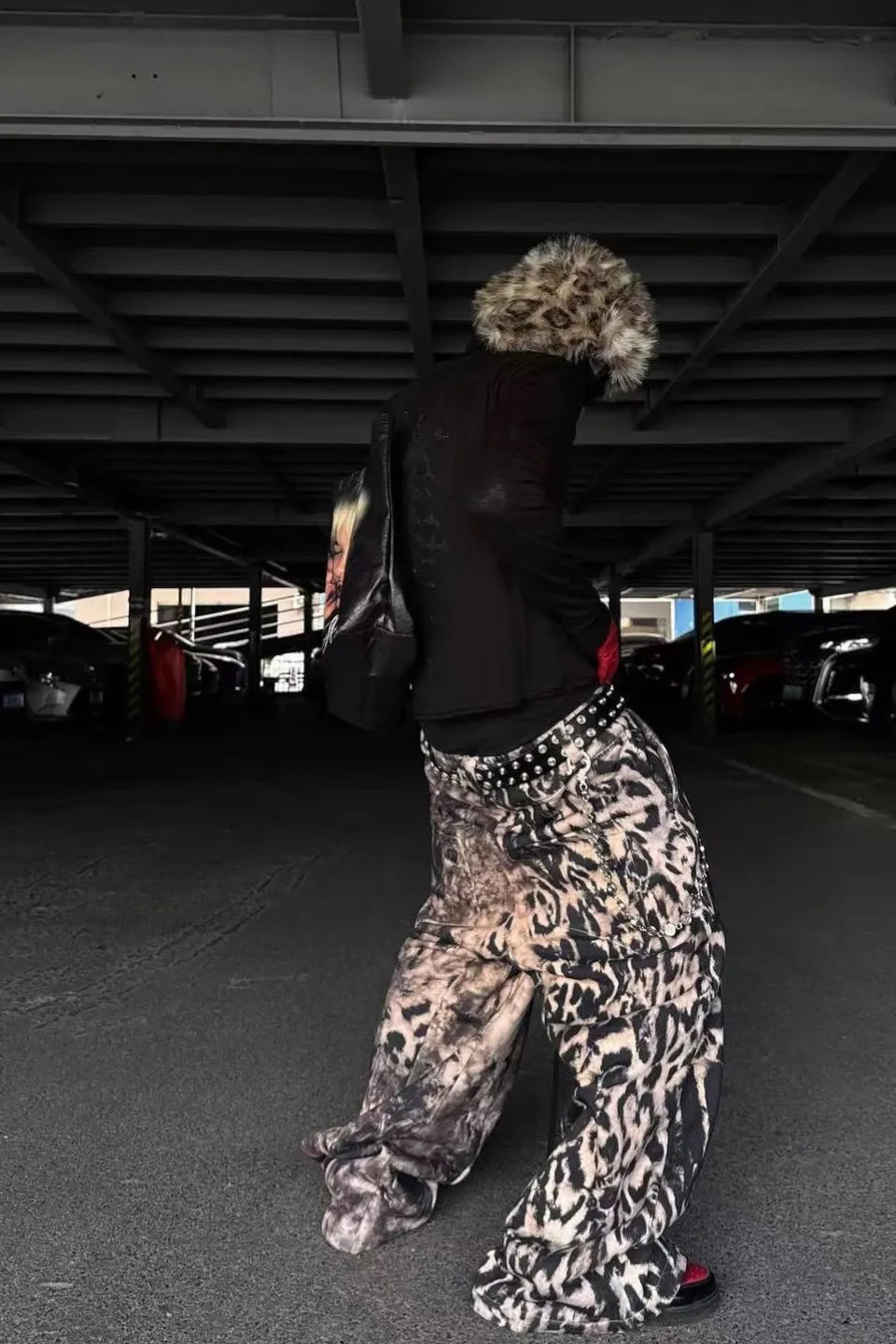 Double Collar Cross Webbing Tee