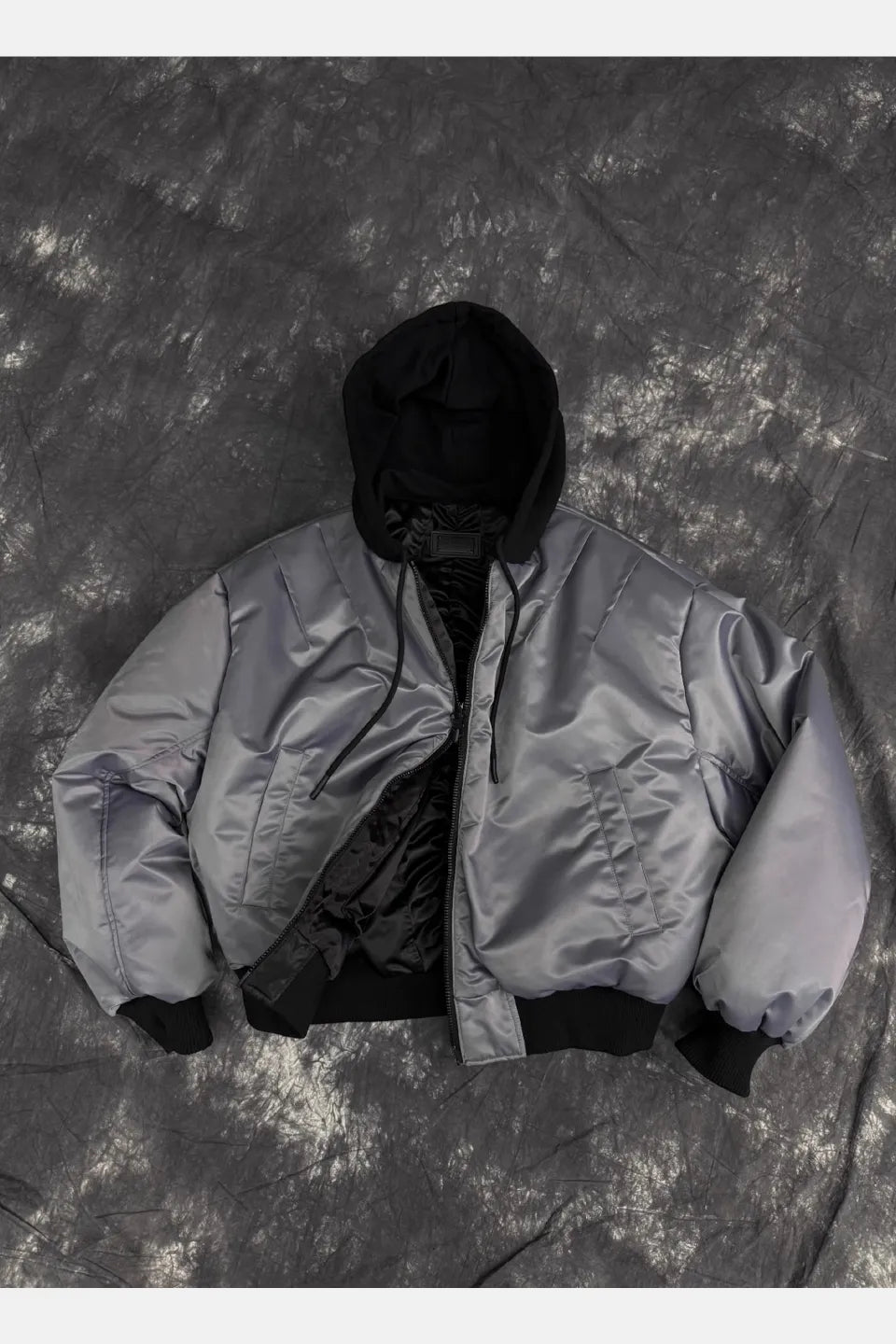 Double Evil 3M Thinsulate Double Side Hooded Bomber Cotton Jacket