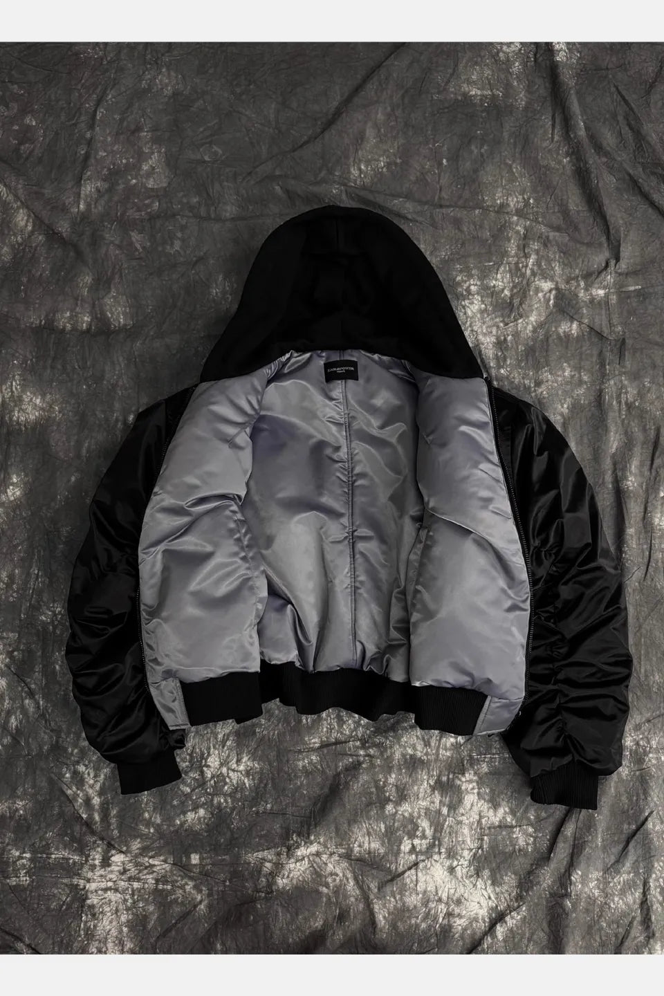 Double Evil 3M Thinsulate Double Side Hooded Bomber Cotton Jacket