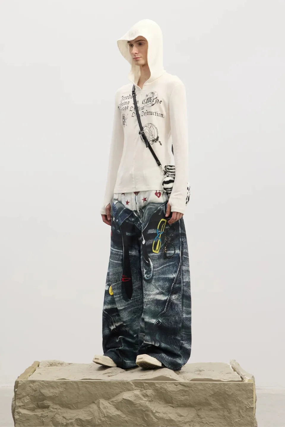 Double Layer Illusion Baggy Pants