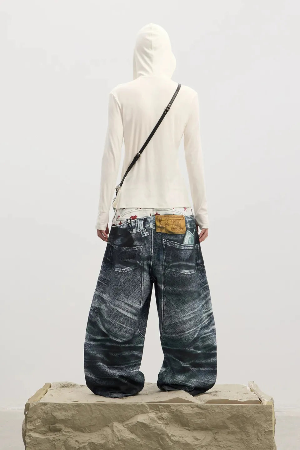 Double Layer Illusion Baggy Pants