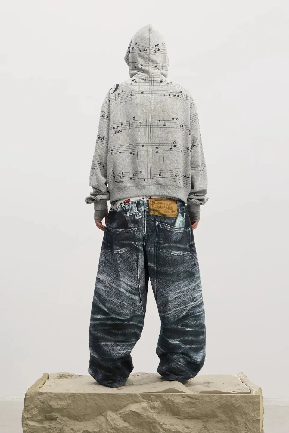 Double Layer Illusion Baggy Pants