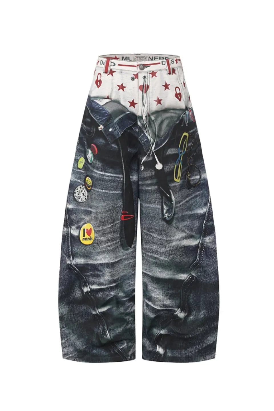 Double Layer Illusion Baggy Pants