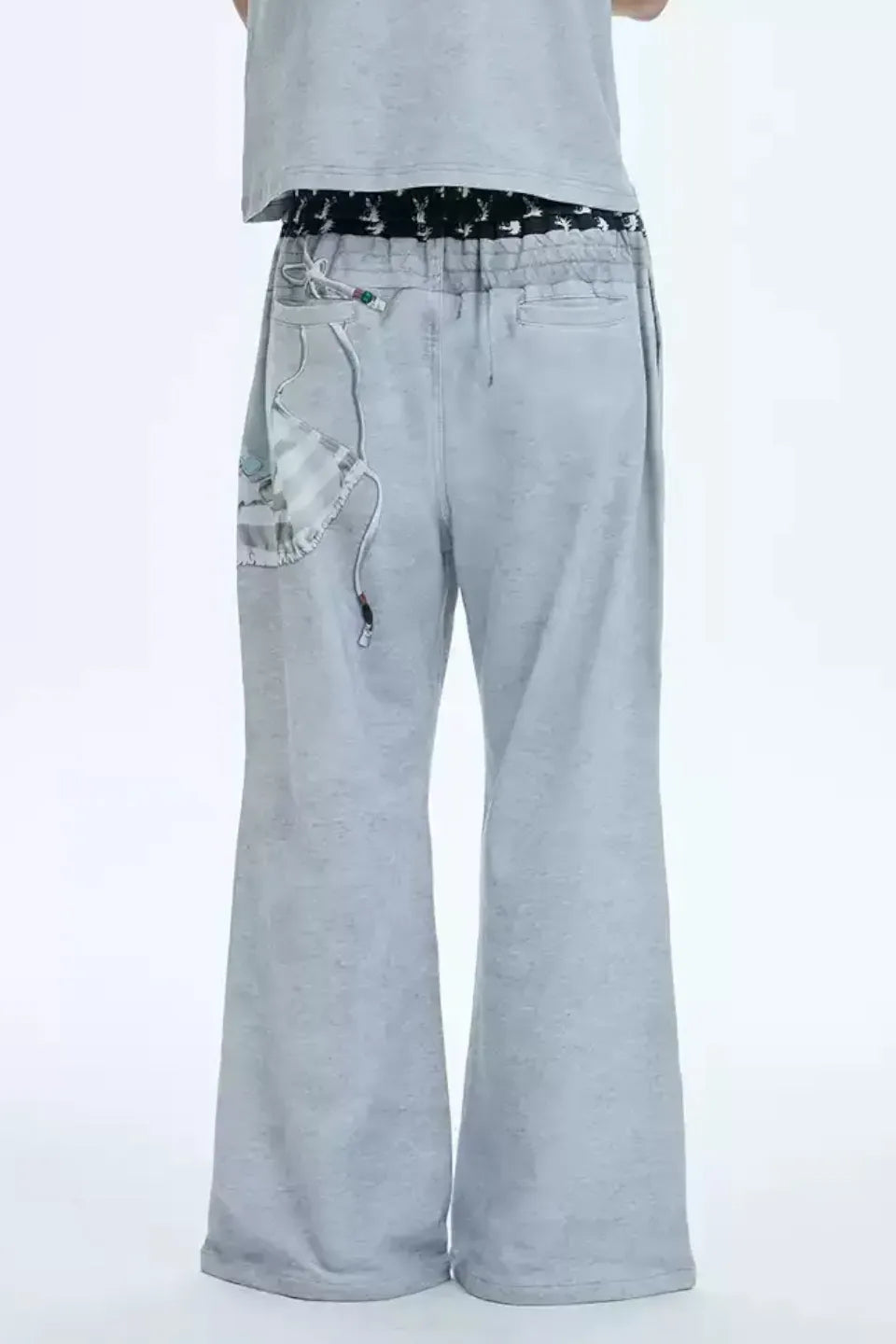 DND4DES | Double Waist Doll Sweat Baggy Pants バギーパンツ