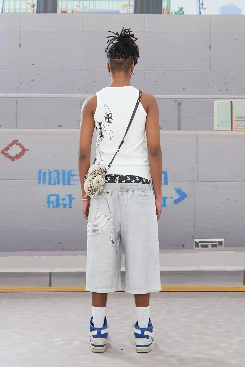 Double Waist Doll Sweat Shorts