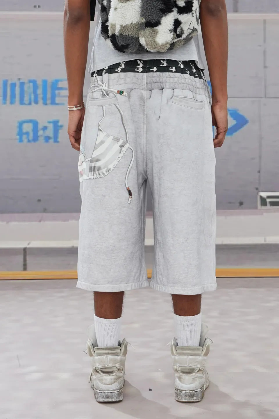 Double Waist Doll Sweat Shorts
