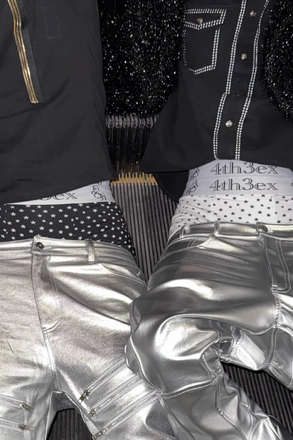 FOURTH3EX Double Waistband Horse Star Brief - ダブルウエスト設計とホース・スターの紋章が特徴のブラックブリーフ