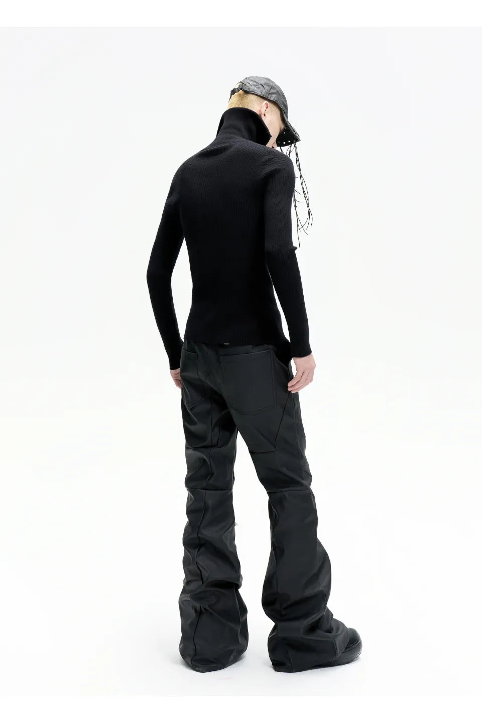 Dual Zip High Neck Knit