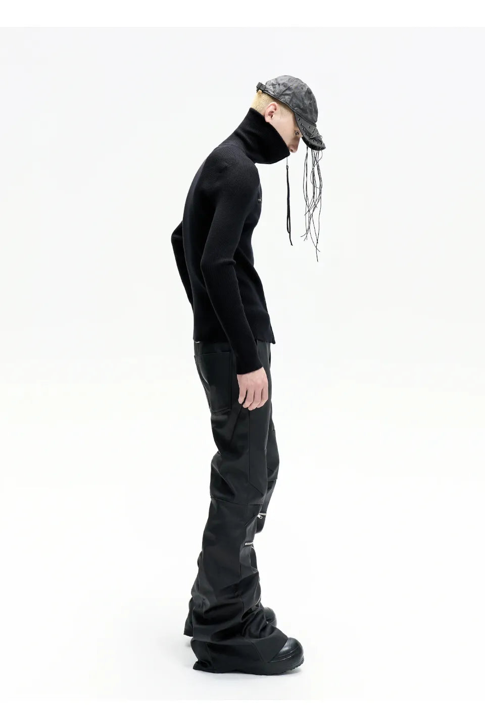 Dual Zip High Neck Knit