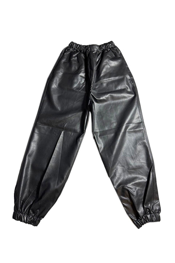 Eco Leather Track Pants