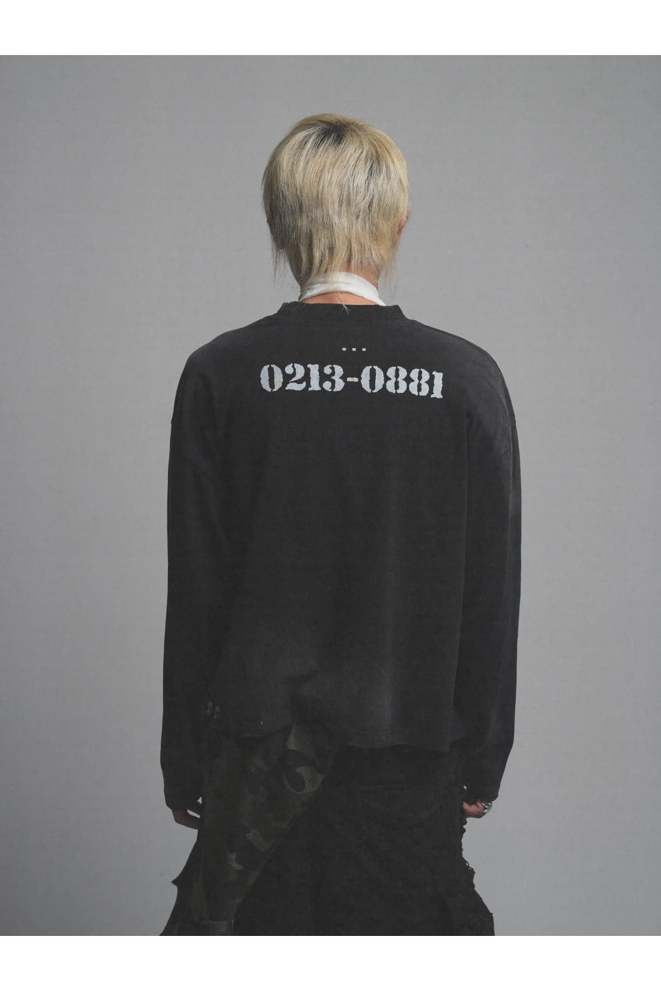 Emotional Prisoner Print Long Sleeve Tee