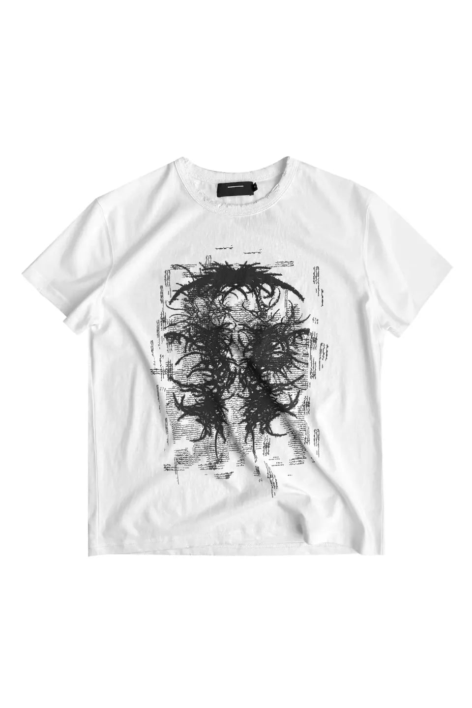 Erosion Graphic Distressed T-shirt