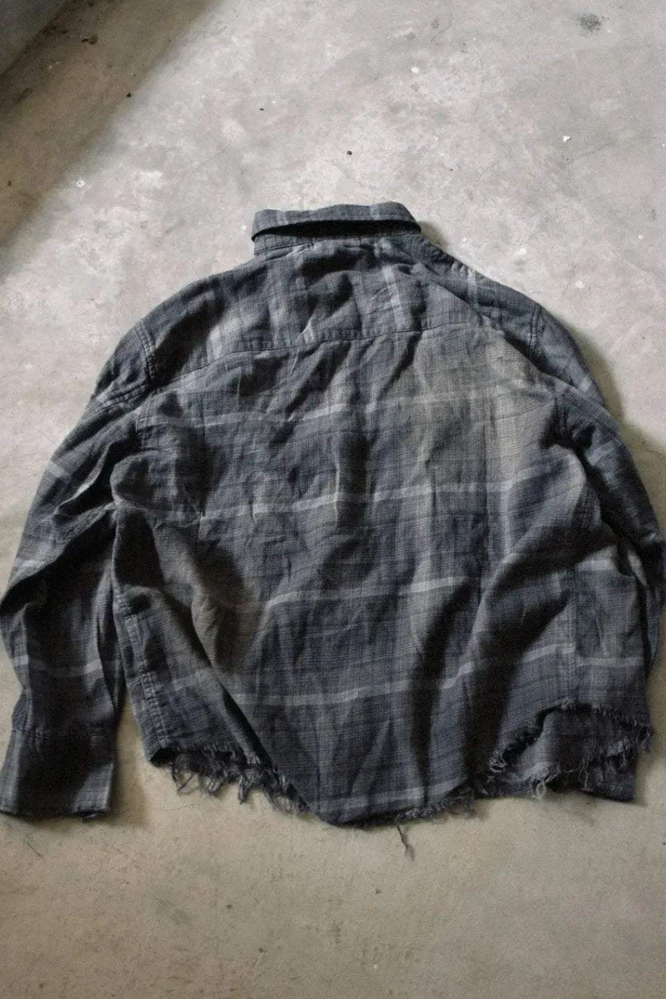 Faded Dual Metal Button Napoleon Military Shirt