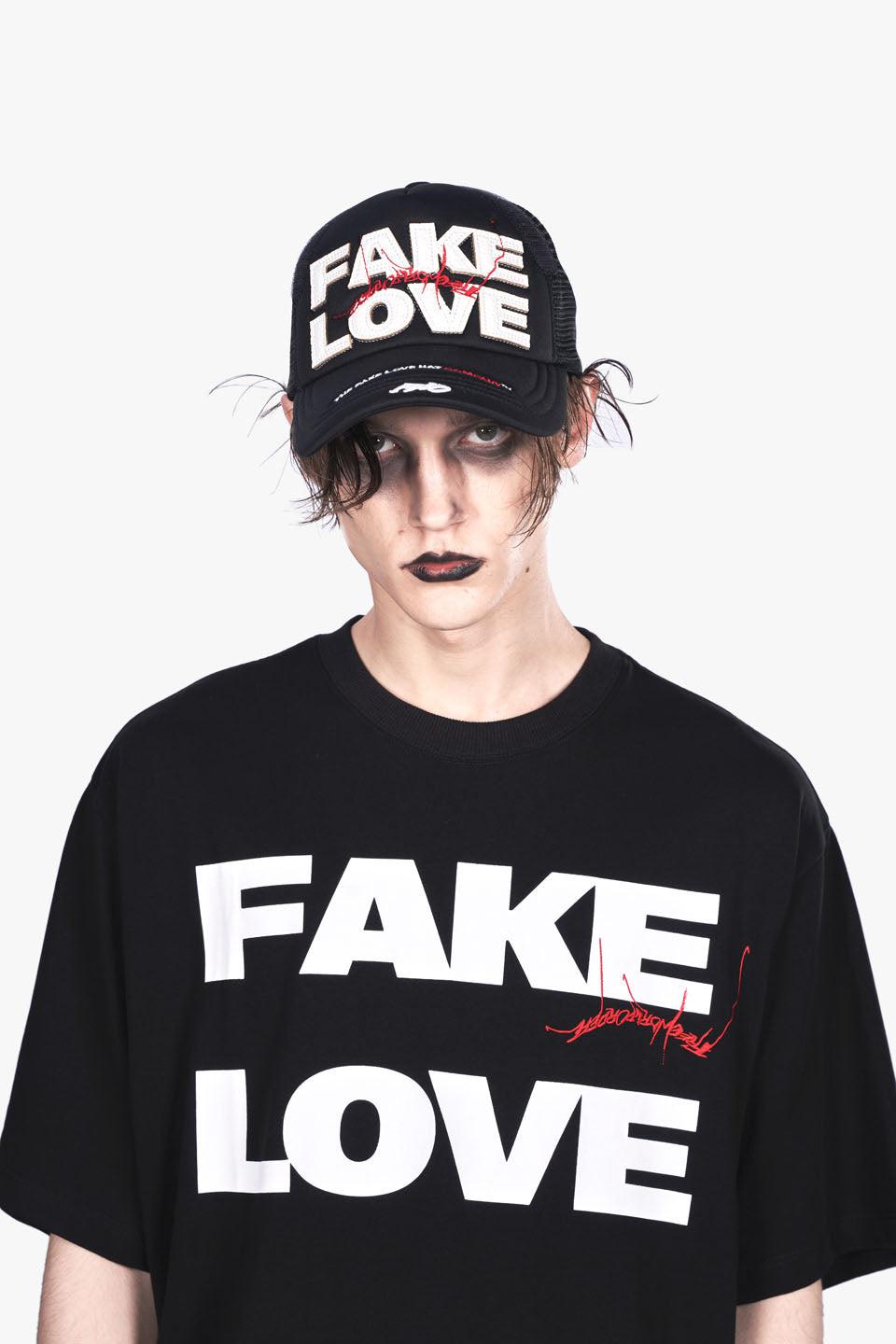 Fake Love Cap - white / free