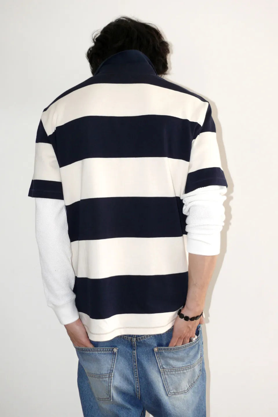 Far Wide Stripe Collar Shirts