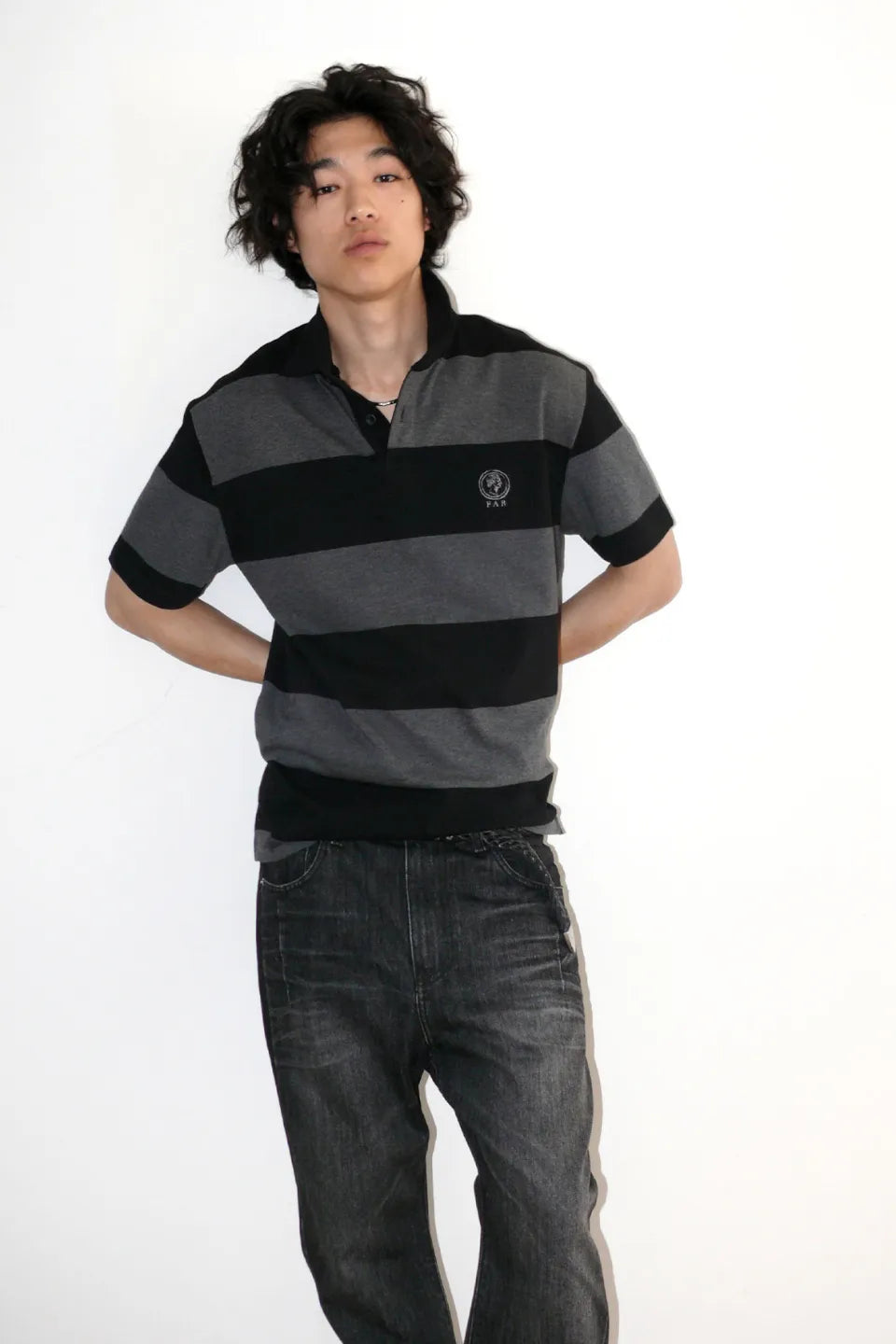 Far Wide Stripe Collar Shirts