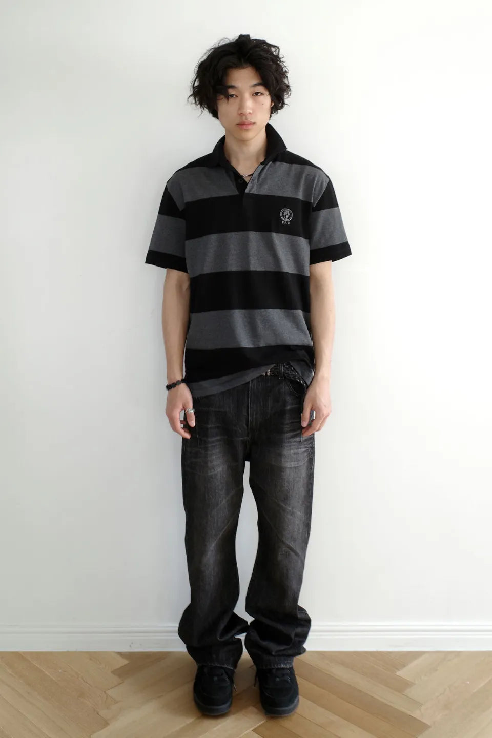 Far Wide Stripe Collar Shirts