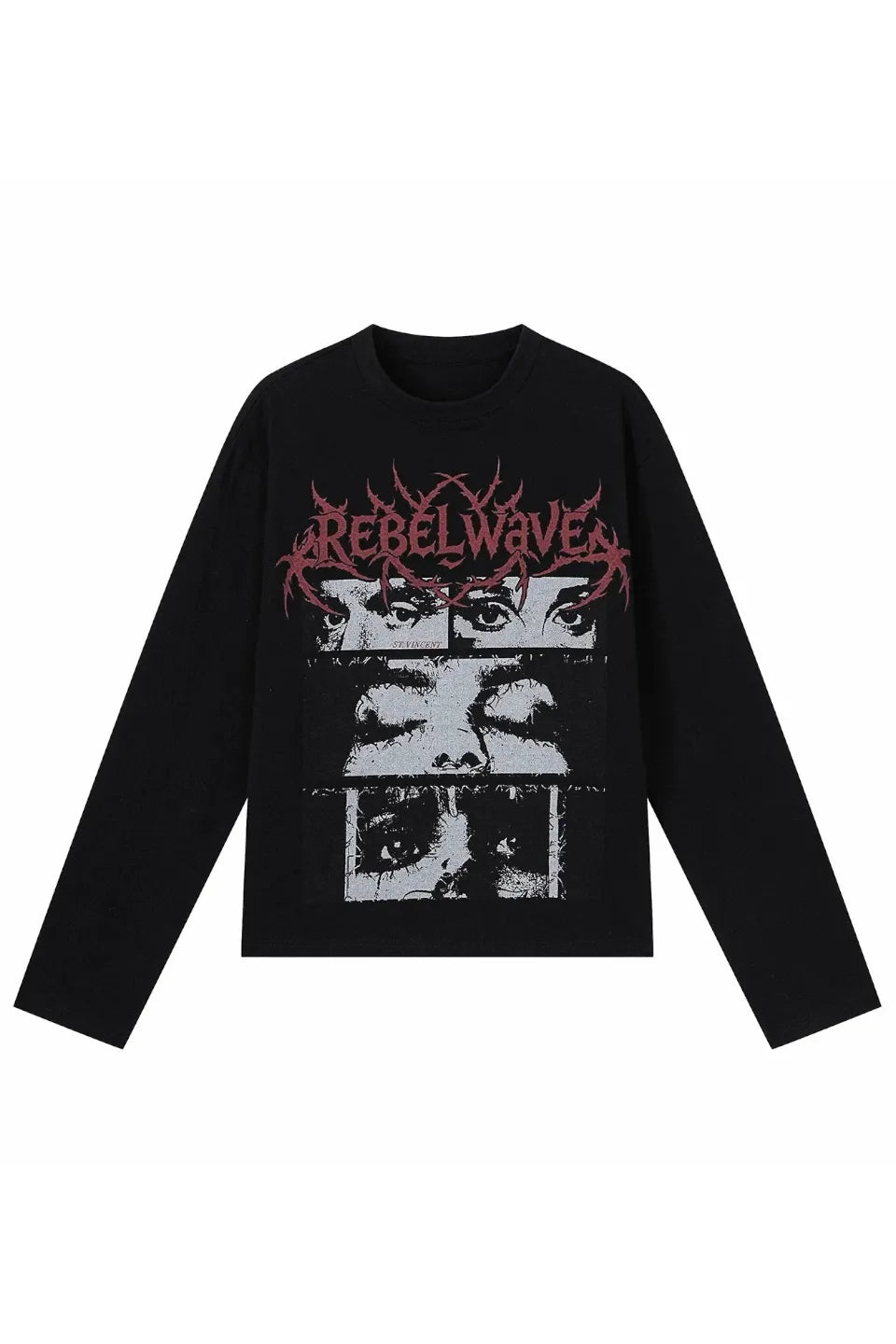 Figure & Thorn Print LS Tee