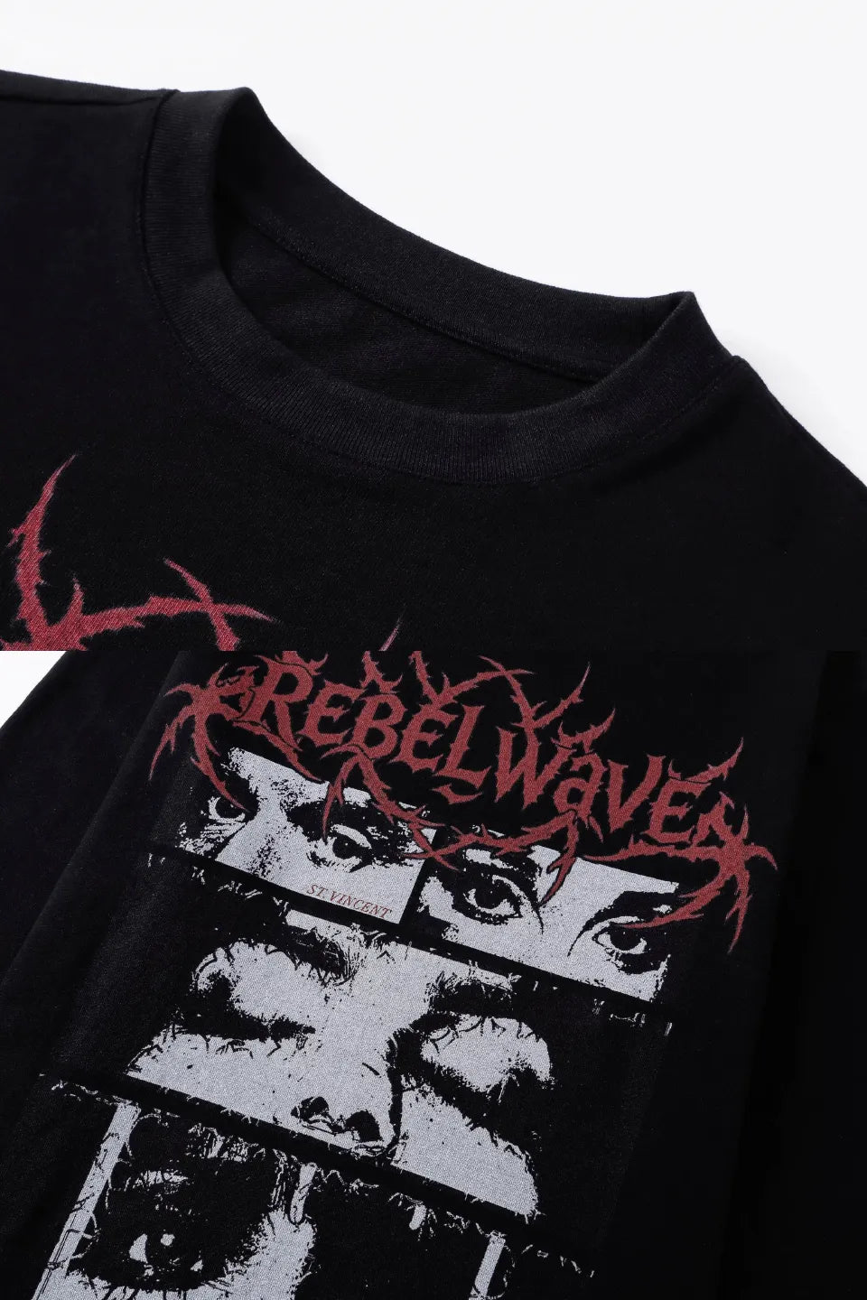 Figure & Thorn Print LS Tee