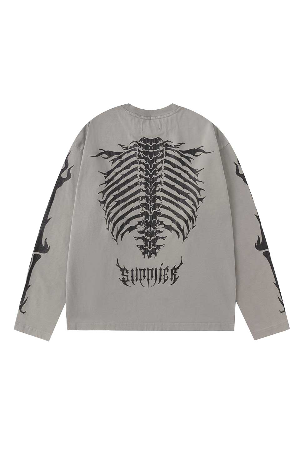 Fire Bones Long Sleeve Tee