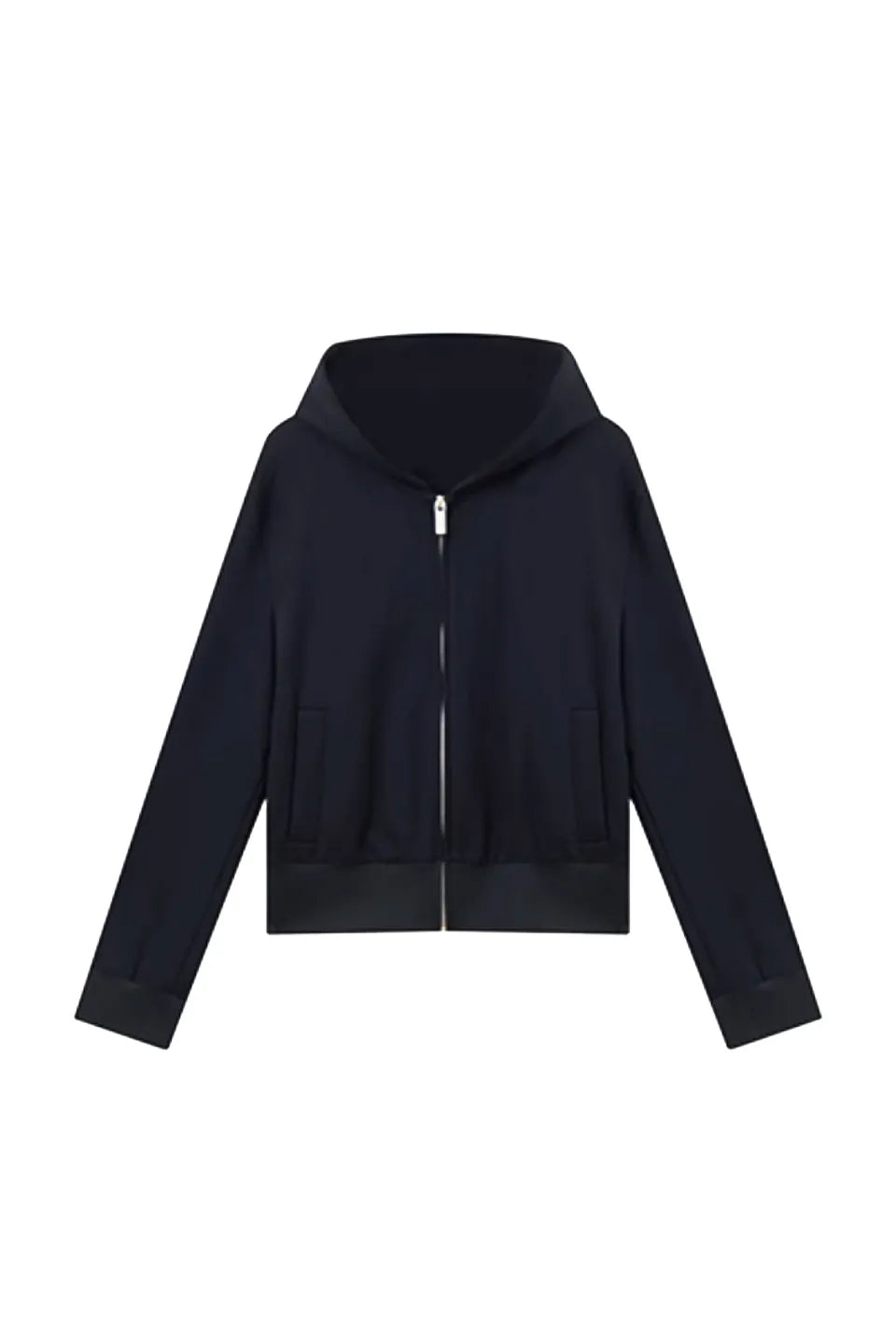 Fitted Hooded Cropped Hoodie
