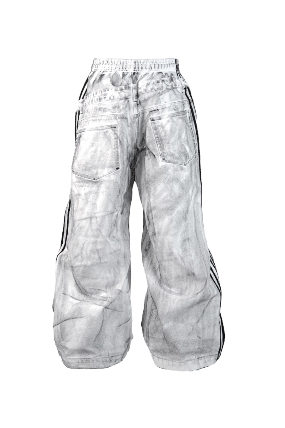Football Punks White Canvas Pants
