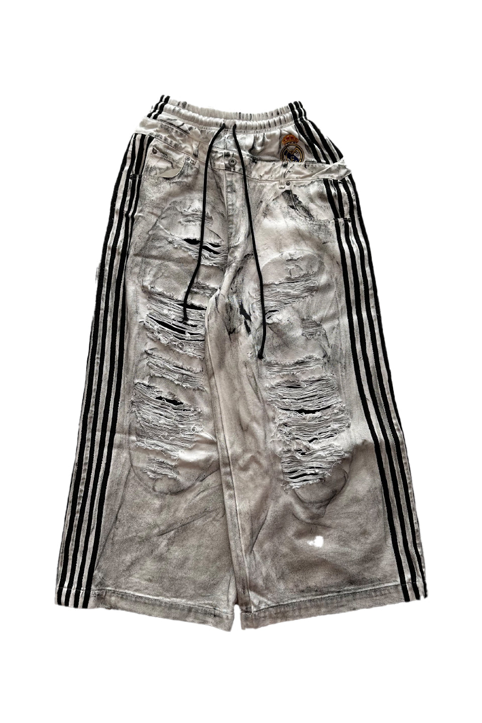 Football Punks White Canvas Pants