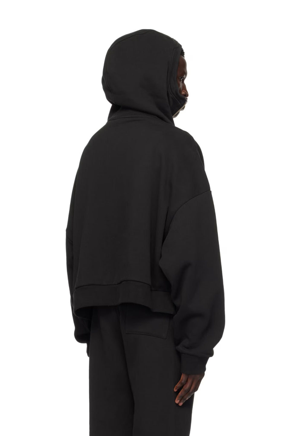 エンタイアスタジオ WASHED BLACK FULL ZIP パーカー M entire studios - フルジップアップ フーディー パーカー / FULL
