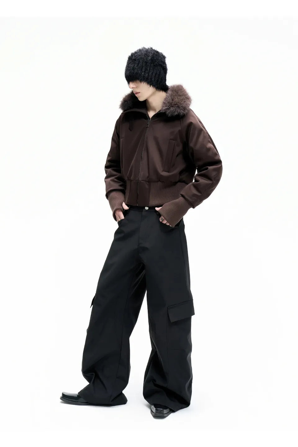 Fur Hooded Parka Jacket