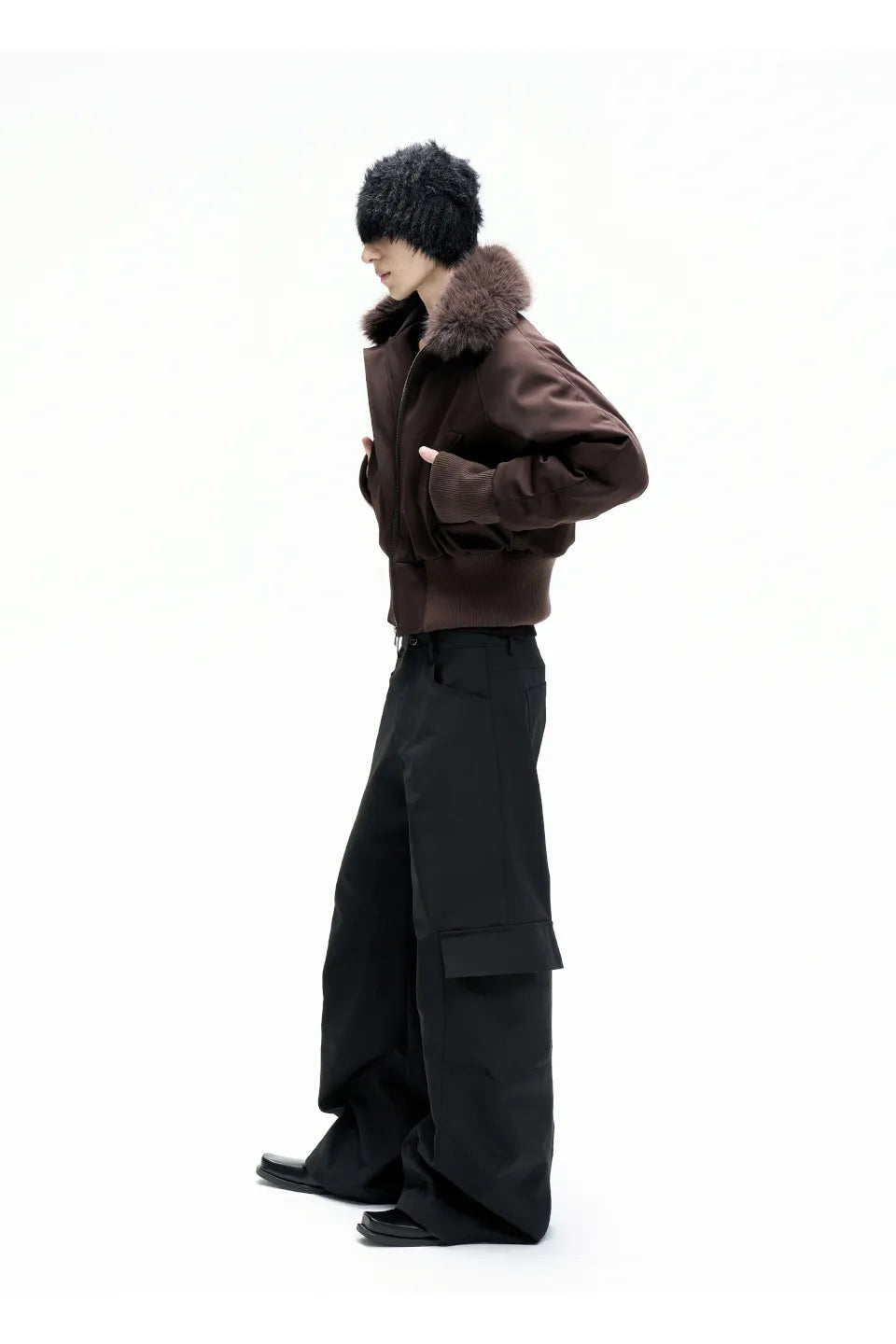 Fur Hooded Parka Jacket