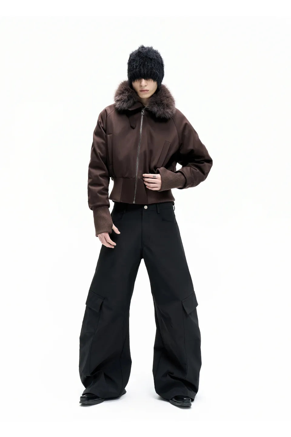 Fur Hooded Parka Jacket