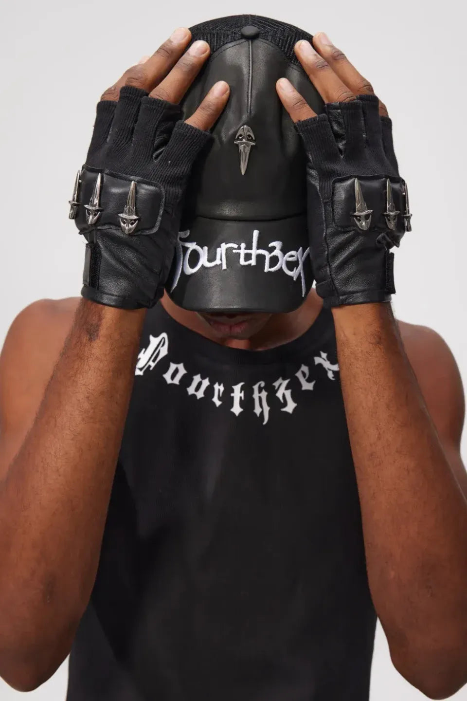Genuine Leather Sword Duckbill Cap