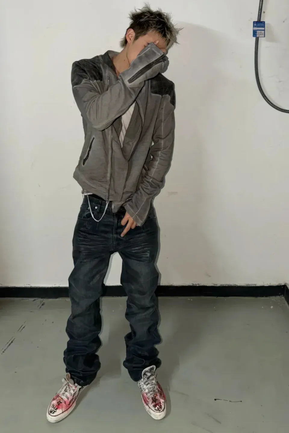 Glazed Spray Washed Jeans