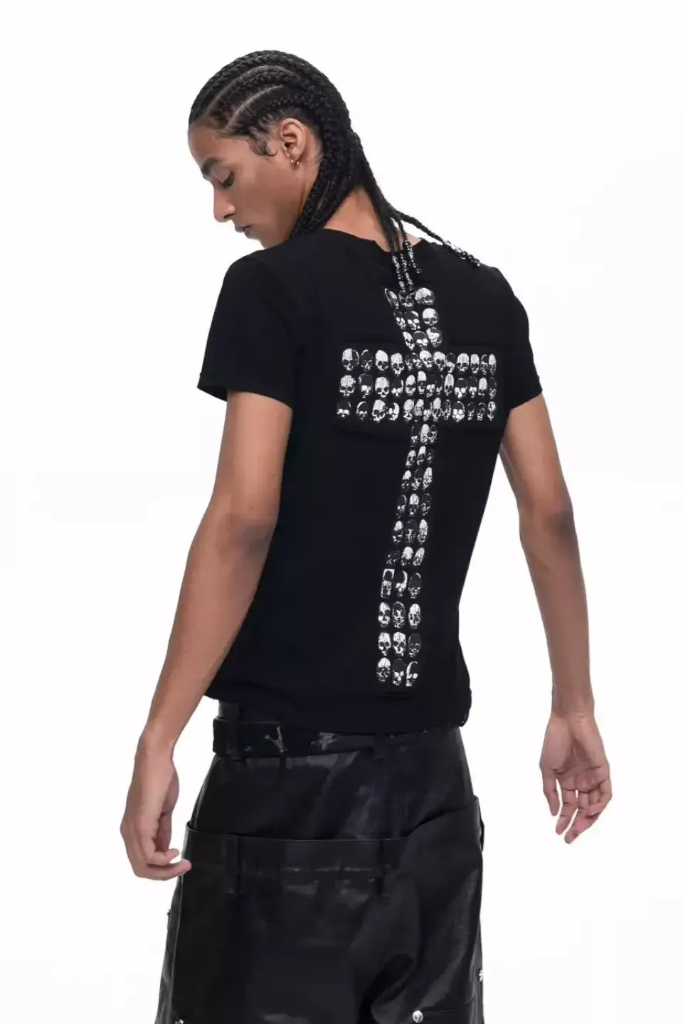 Gothic Skull Emblem T-shirts