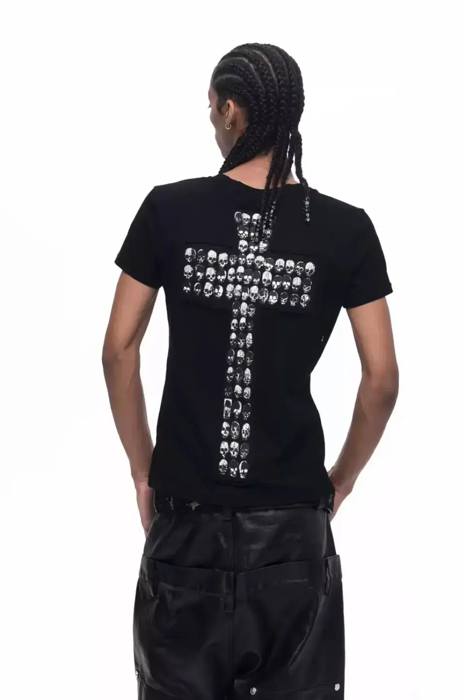 Gothic Skull Emblem T-shirts