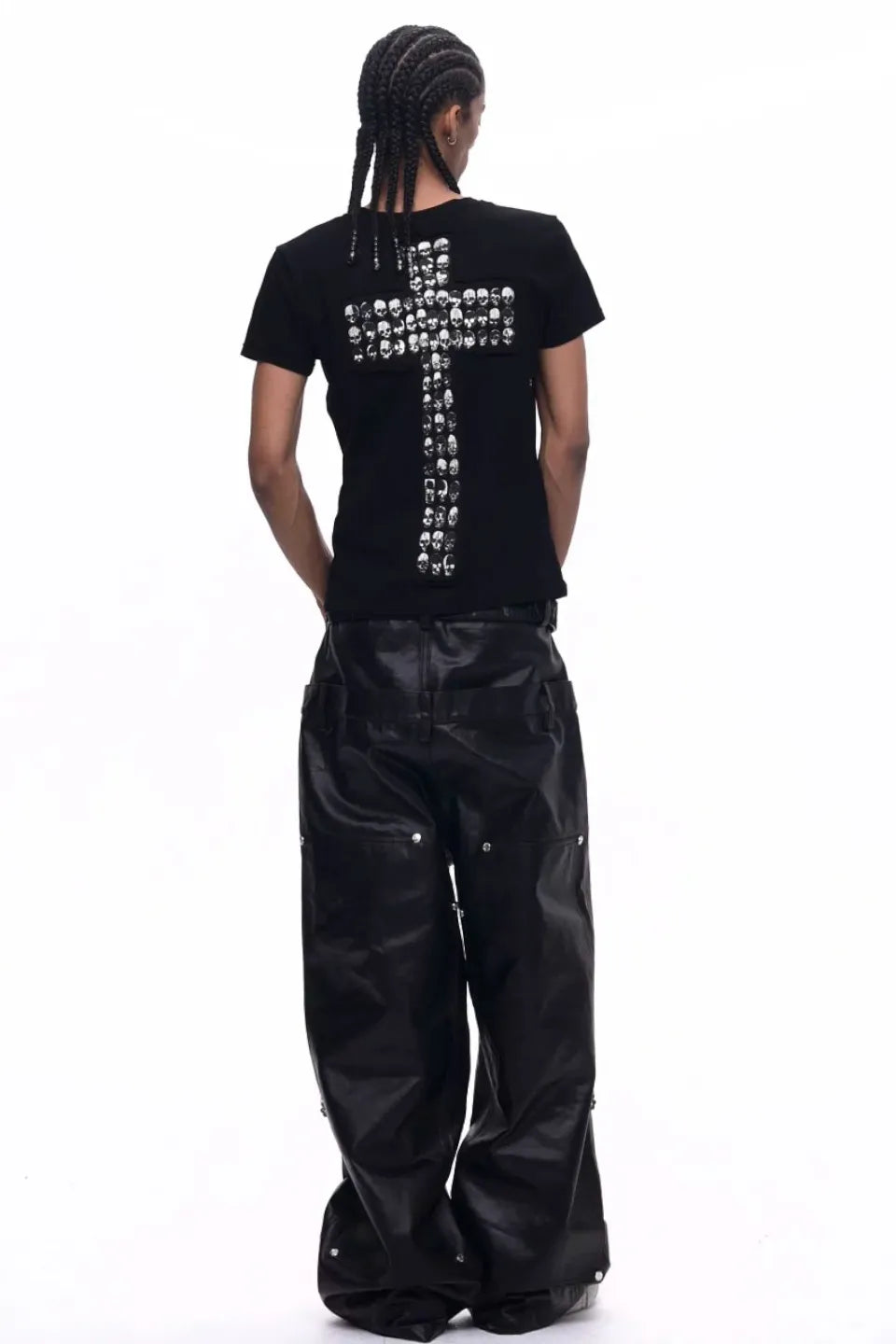 Gothic Skull Emblem T-shirts
