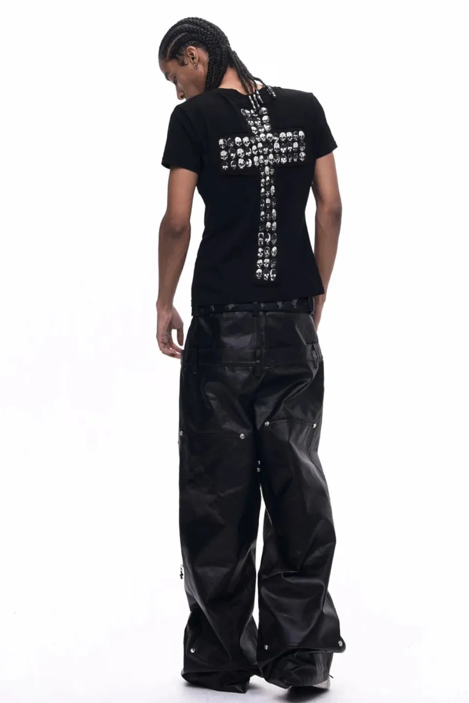 Gothic Skull Emblem T-shirts