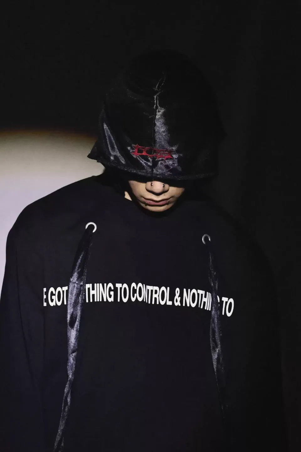Gothic Embroidery Long Tail Durag