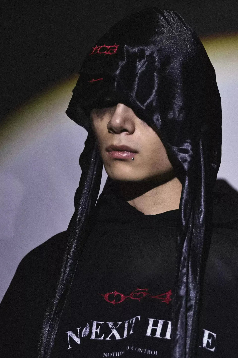 Gothic Embroidery Long Tail Durag