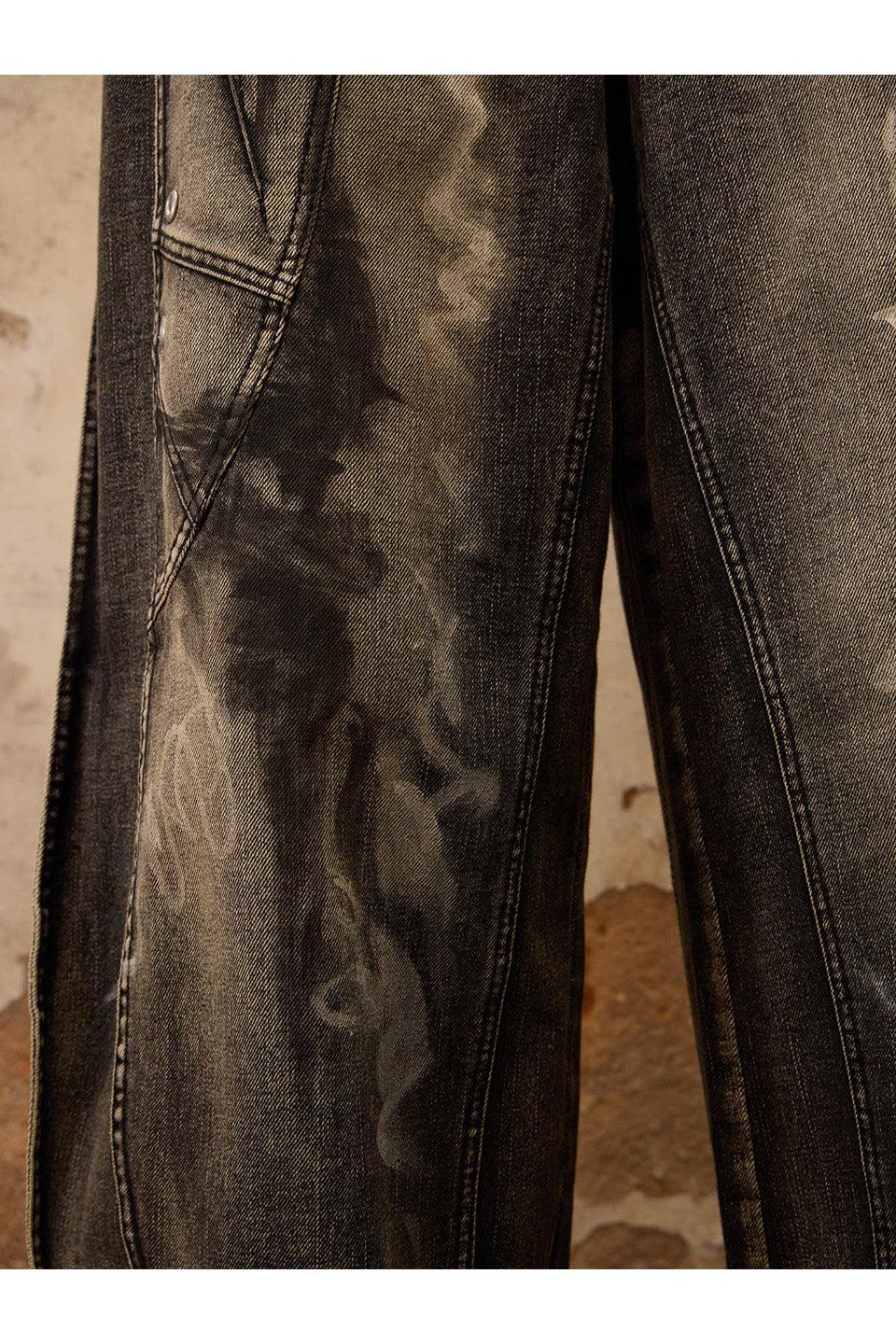 Graffiti Contour Jeans