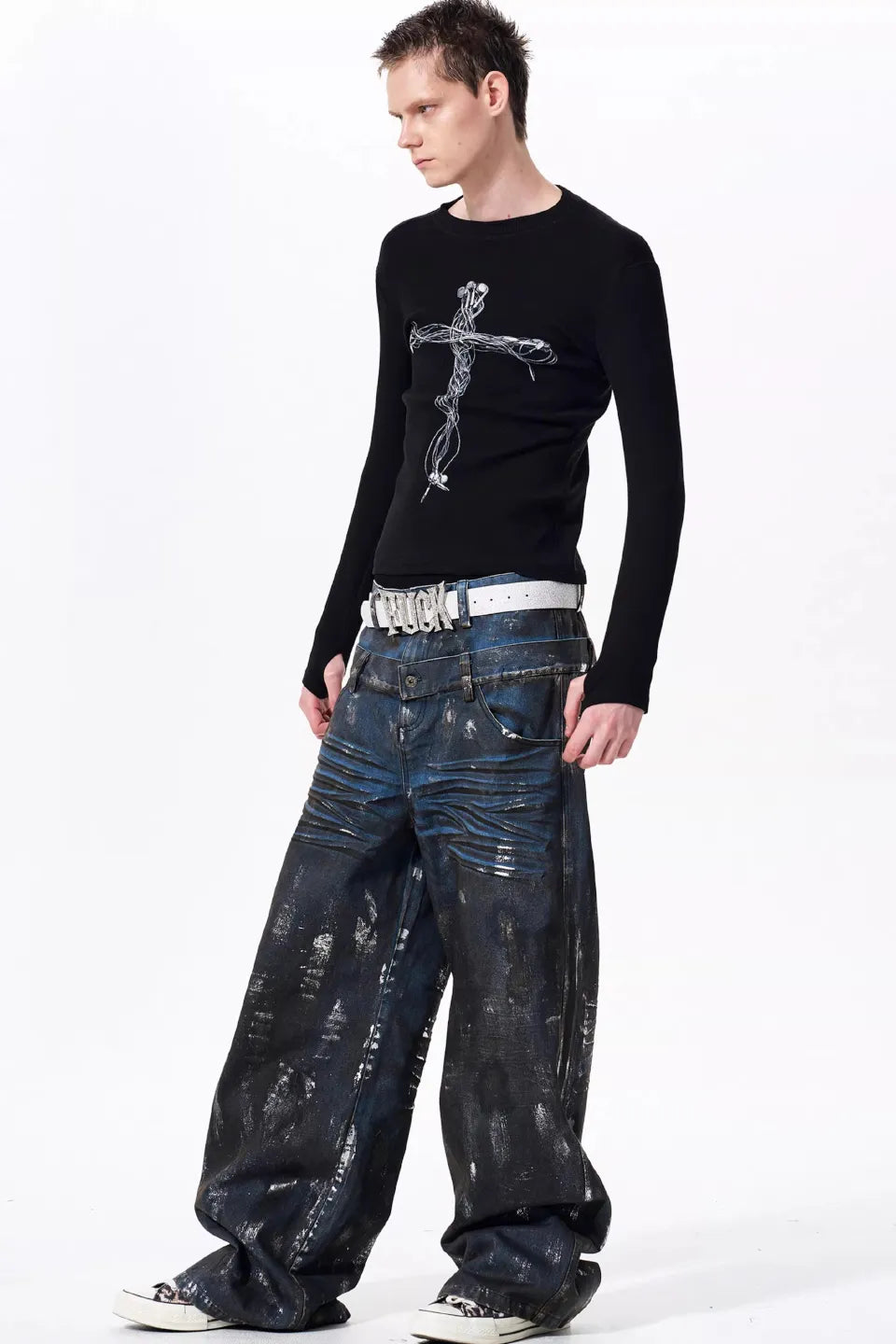 Graphic Cross Headphone LS Tee