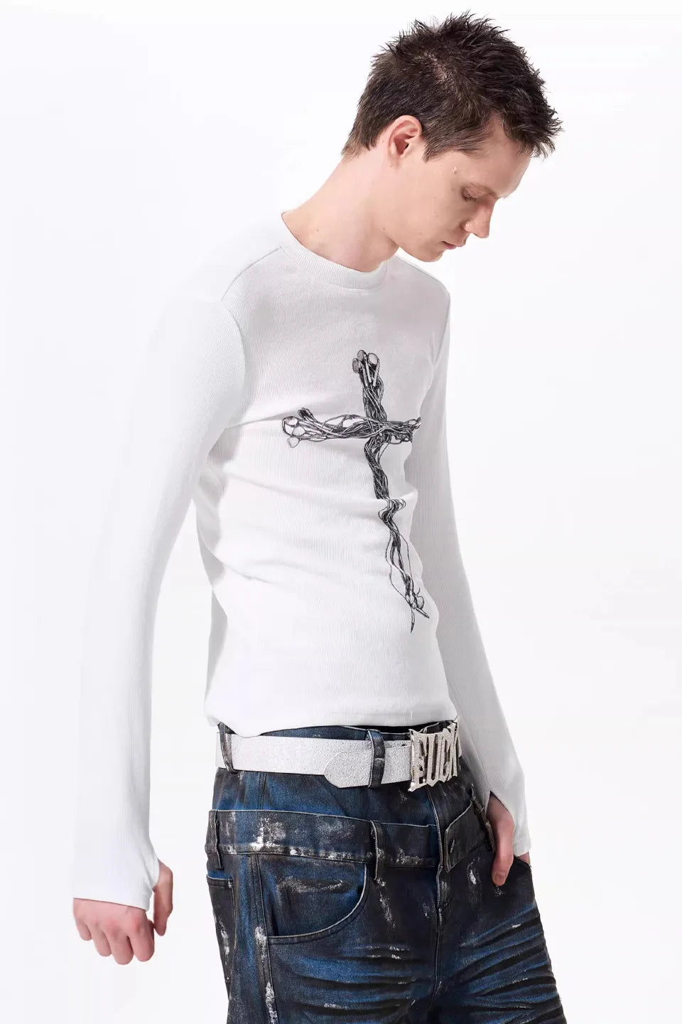 Graphic Cross Headphone LS Tee