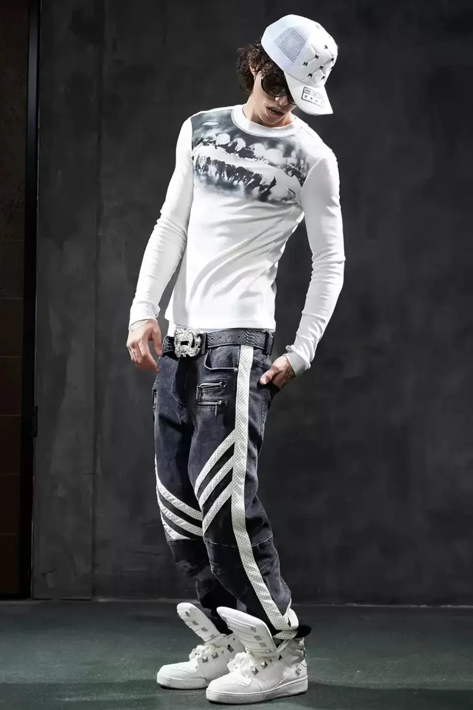 Grillz Graphic Slim LS Tee