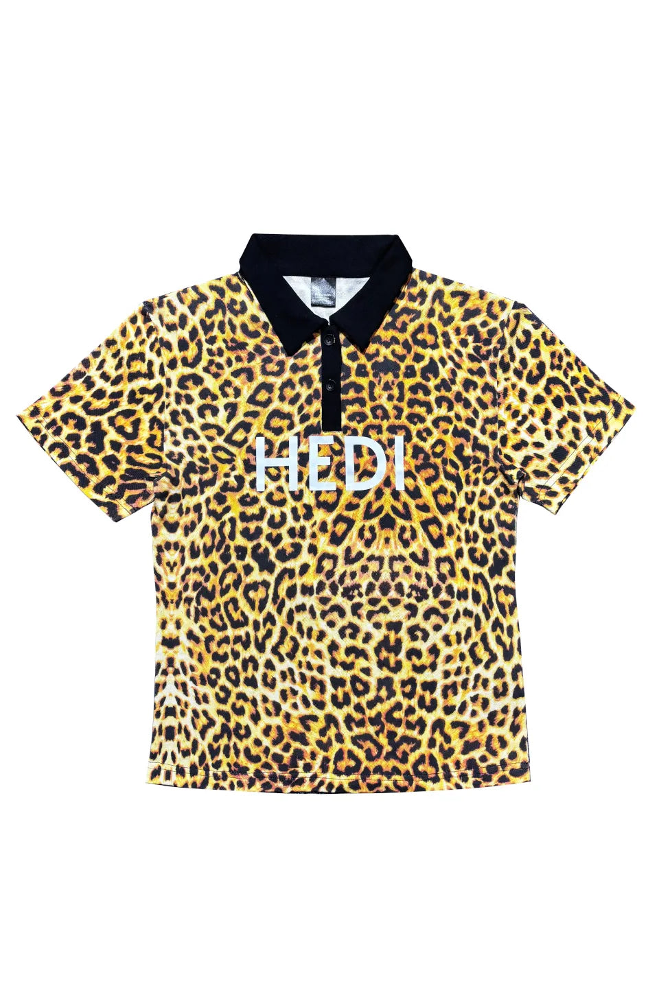 HEDI Inspired Leopard Polo Shirts